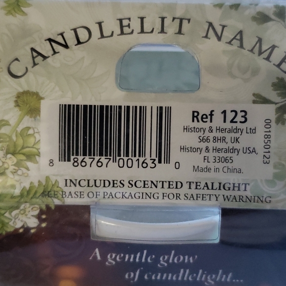 Candlelit Name Votive Kathleen - Picture 4 of 4